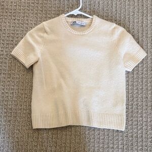 Zara Cream Knit Sweater